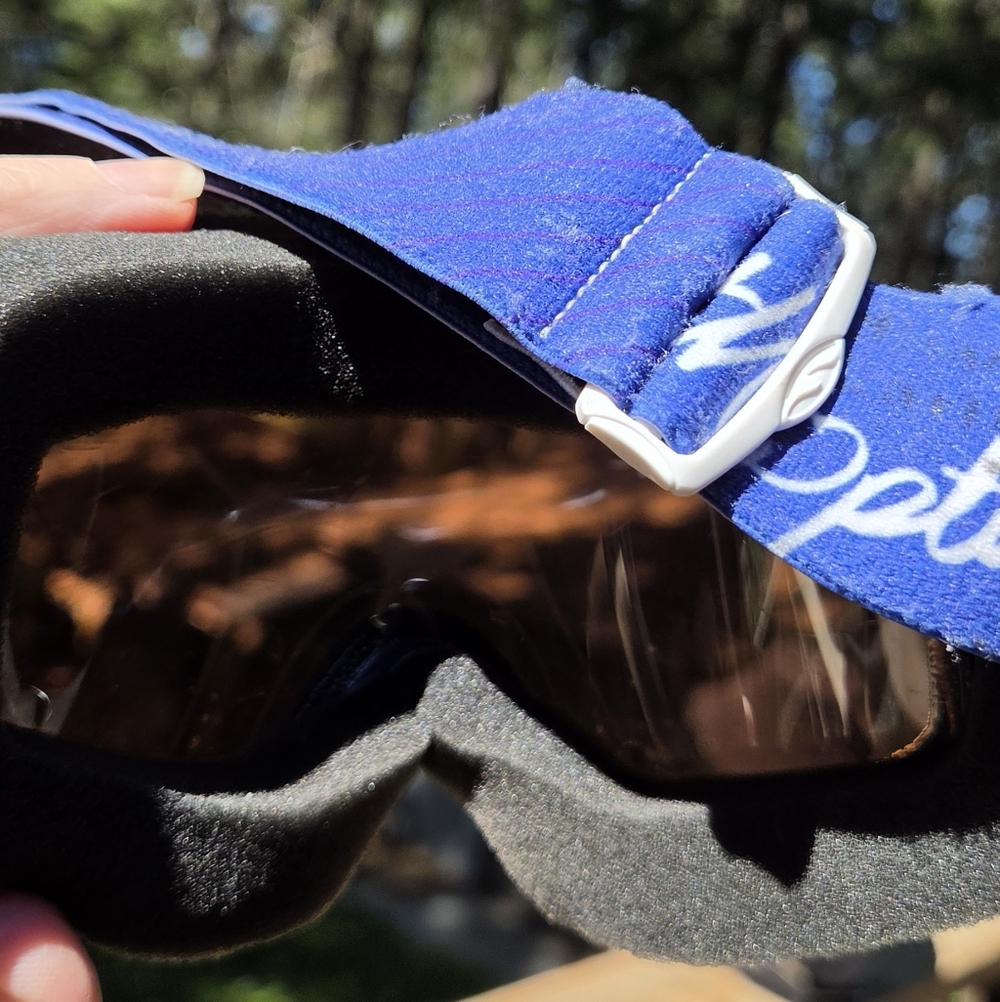 SMITH Blue Frame Orange Lens Ski/Snowboard Goggles GREAT Condition - Picture 6 of 8